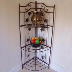 Outdoor Bakers Rack Plant Stand Unbranded Bakers Rack Sunrise Wrought Iron Shelves Indoor Outdoor Plant Flower Pot Stand