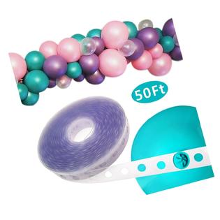 Hicet Balloon Decorating Strip Tape 50ft Long To Make Arch Garland