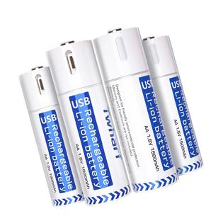 Twharf U501 Usb Rechargeable Batteries 1500mah Long Life Li On Battery Aa With 4 In 1 Mic