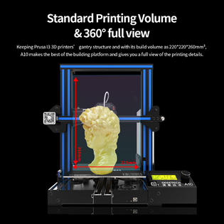 Bpt9524493259594ff Geeetech A10 Cnc 3d Printer Aluminum Diy Kit 220 220 260mm Self Assembled Z4x0