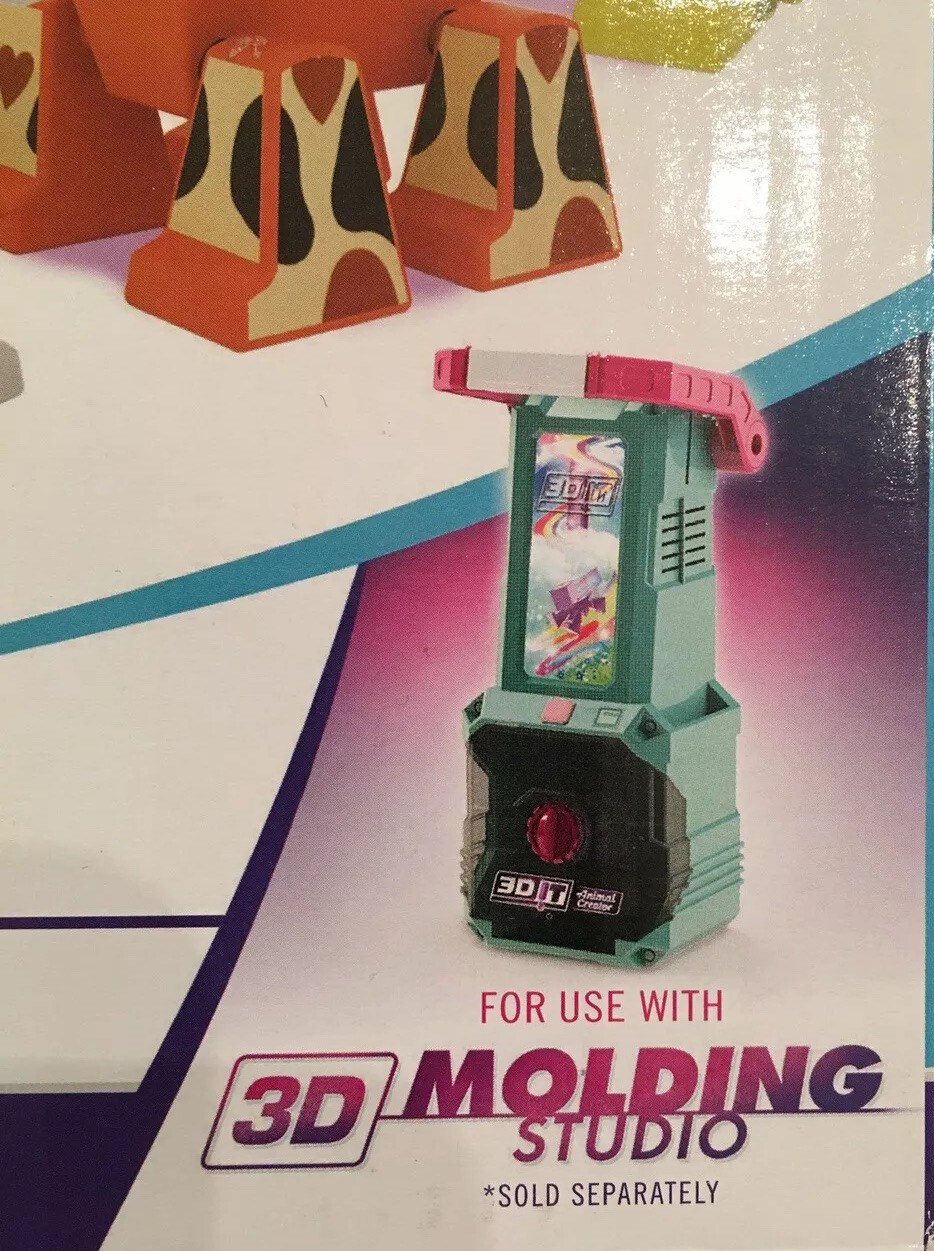 Da Lite 3dit Animal Creator Mega Pack Refill Molding Set Of 9 New