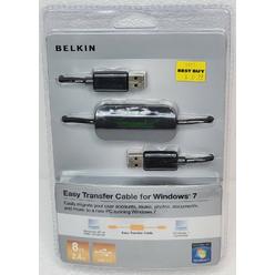 Belkin Easy Transfer Cable For Windows 7 Usb 2 0 8 Ft F5u279
