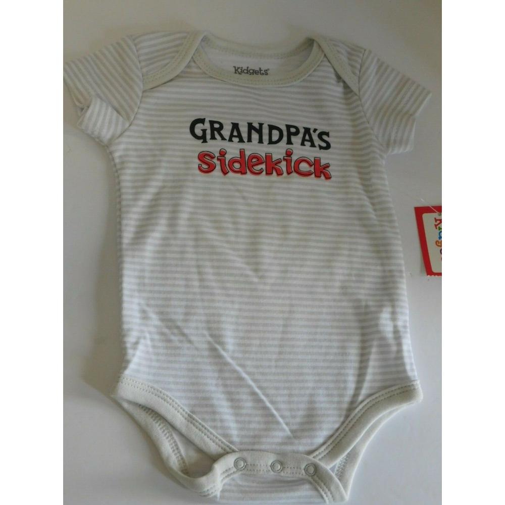 Kidgets Baby Boy Grandpas Sidekick Outfit 0 3 6 9 Month Infant Clothes
