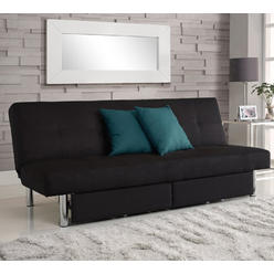 Julia Convertible Futon Sofa Bed With Drink Holder Julia Convertible Futon Sofa Bed With