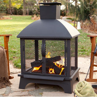 Landmann Fireplace-5407 Large Outdoor Fireplace Wood ...