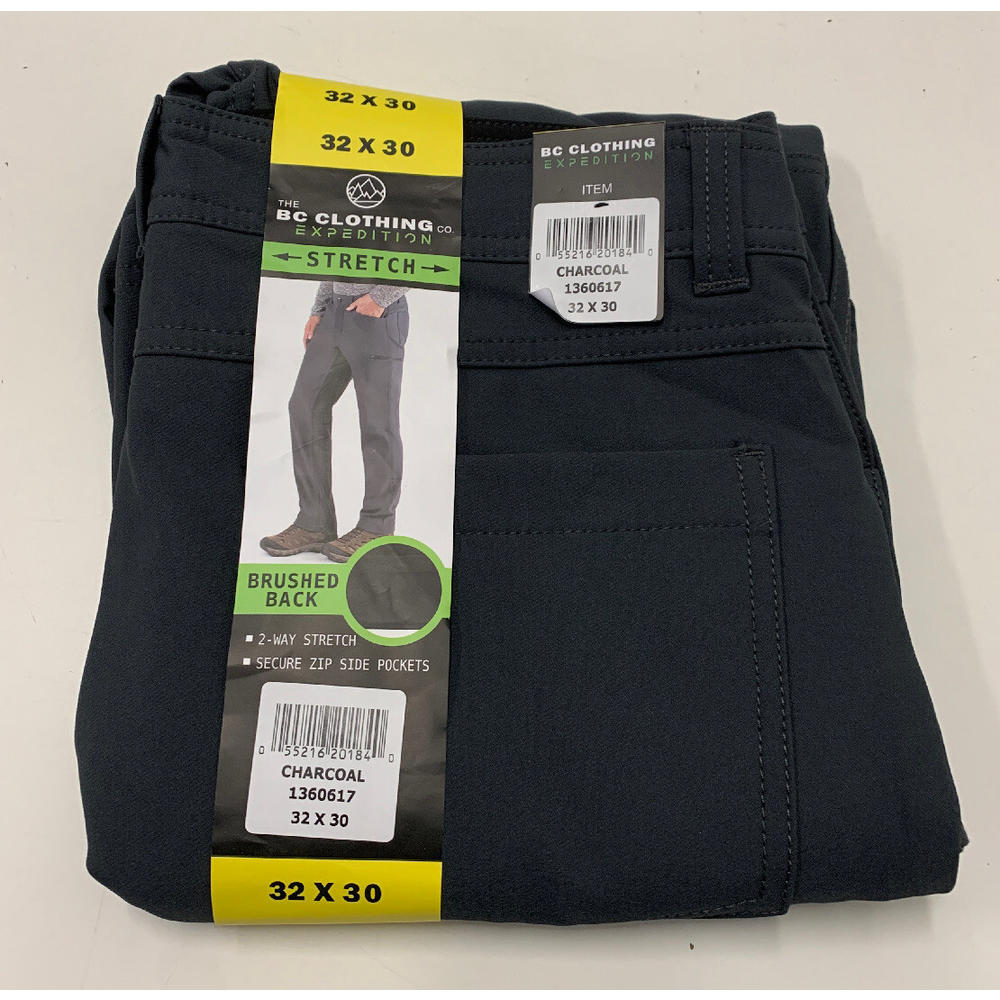 Bc Clothing Bc Clothing Expedition Pants Charcoal 32x30 New With