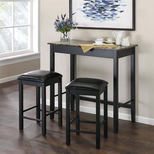 Dorel Pub Dining Table Set Indoor Bistro Bar Tables And Chairs