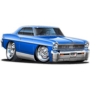 Fat Cat Wall Graphics 1966 67 Nova L 79 327 Turbo Fire Wall