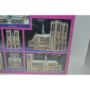 Milton Bradley New Puzz3d Puzz 3d Notre Dame Cathedral 3d Puzzle