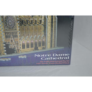 Milton Bradley New Puzz3d Puzz 3d Notre Dame Cathedral 3d Puzzle