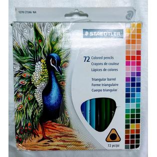 Staedtler 72 Triangular Colored Pencils 1270 C72a6 Na 2 9mm