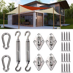 Sun Sail Shade Canopy Installation Pole Pipe Kit