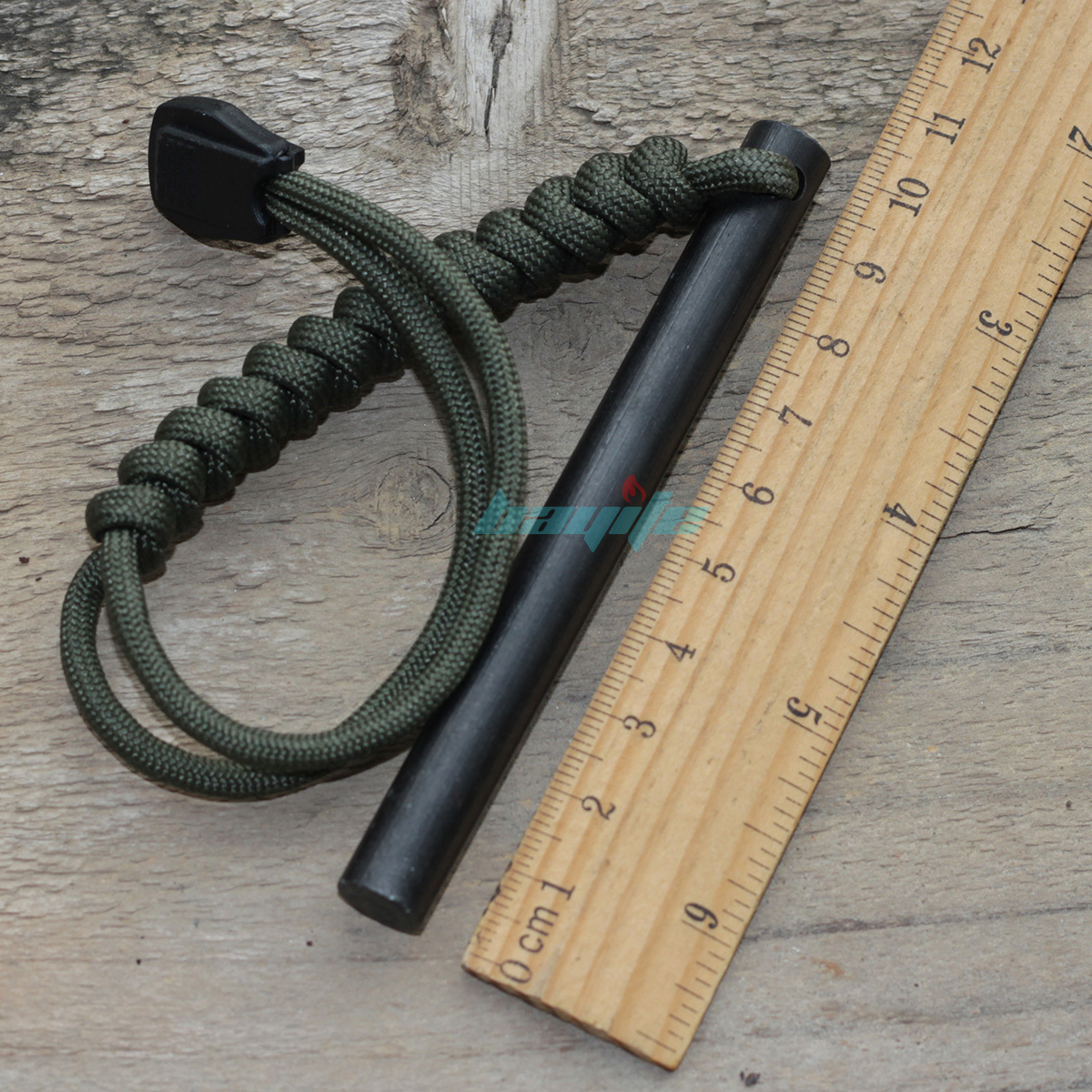 Bayite 4 X2 5 Drilled Ferrocerium Ferro Rod Steel Flint Fire Starter Lanyard Striker