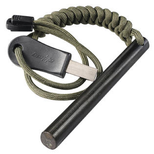 Bayite 4 X2 5 Drilled Ferrocerium Ferro Rod Steel Flint Fire Starter Lanyard Striker
