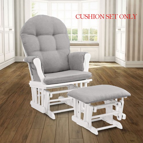Glider Rocker Ottoman Replacement Cushions Hs Glider Rocker Replacement Soft Cushion Washable For Chair Ottoman Light Grey New