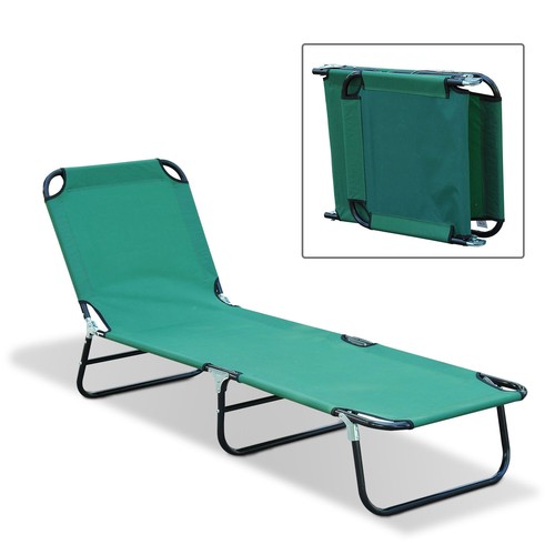Gl Low Profile Folding Cot Lawn Chair Camping Outsunny Outdoor Sun Chaise Lounge Recliner Patio Camping Cot Bed Beach Pool Chair Fold