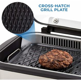 RpCUMPxZuJ PowerXL Smokeless Grill Stainless Steel Pro & Griddle Plate Indoor Use No Smoke indoor grill plate