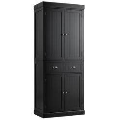 Costway Free Standing Kitchen Pantry Cupboard Cabinet Accent Storage With Adjustable Shelves 2 Door Floor Utility Cabi Costway Free Standing Kitchen Pantry, Free Standing Storage Cabinets With Doors