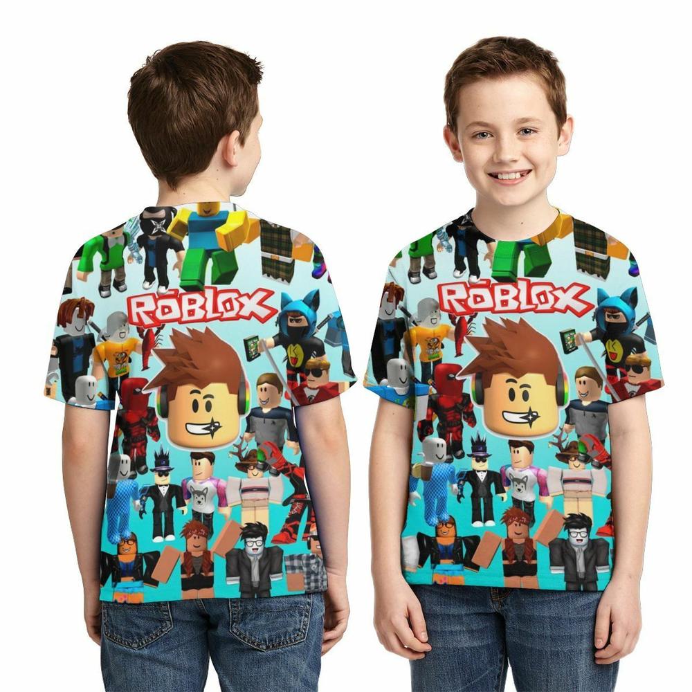 Epochmax Roblox Characters Game Double Side Print Kid Youth T
