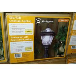 Westinghouse Lighting Paa Solar Post Light Westinghouse 6 Ft Solar Post Lamp Walkway Driveway Light With Planter Base