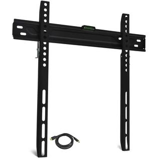 Onn Ona16tm012e Low Profile Universal Wall Mount 19 60 In Flat Panel Tvs Bracket 6 Ft Hdmi Cable