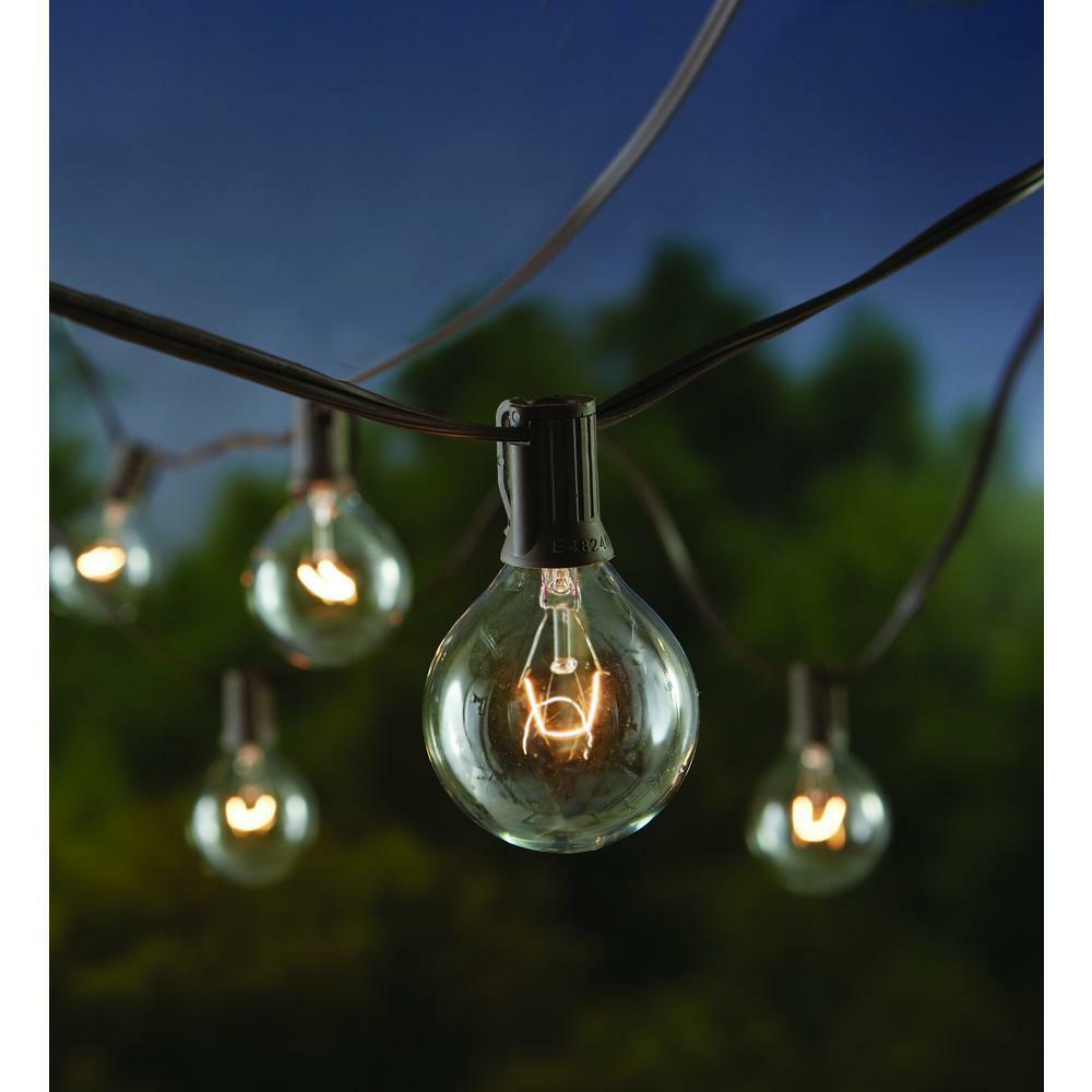 Hampton Bay Nxt 1005 12 Bulb Large Cafe Clear String Lights Hampton Bay Nxt 1005 12 Bulb Large Cafe