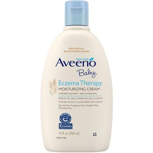 aveeno baby eczema therapy moisturizing cream with natural oatmeal 12 fl oz
