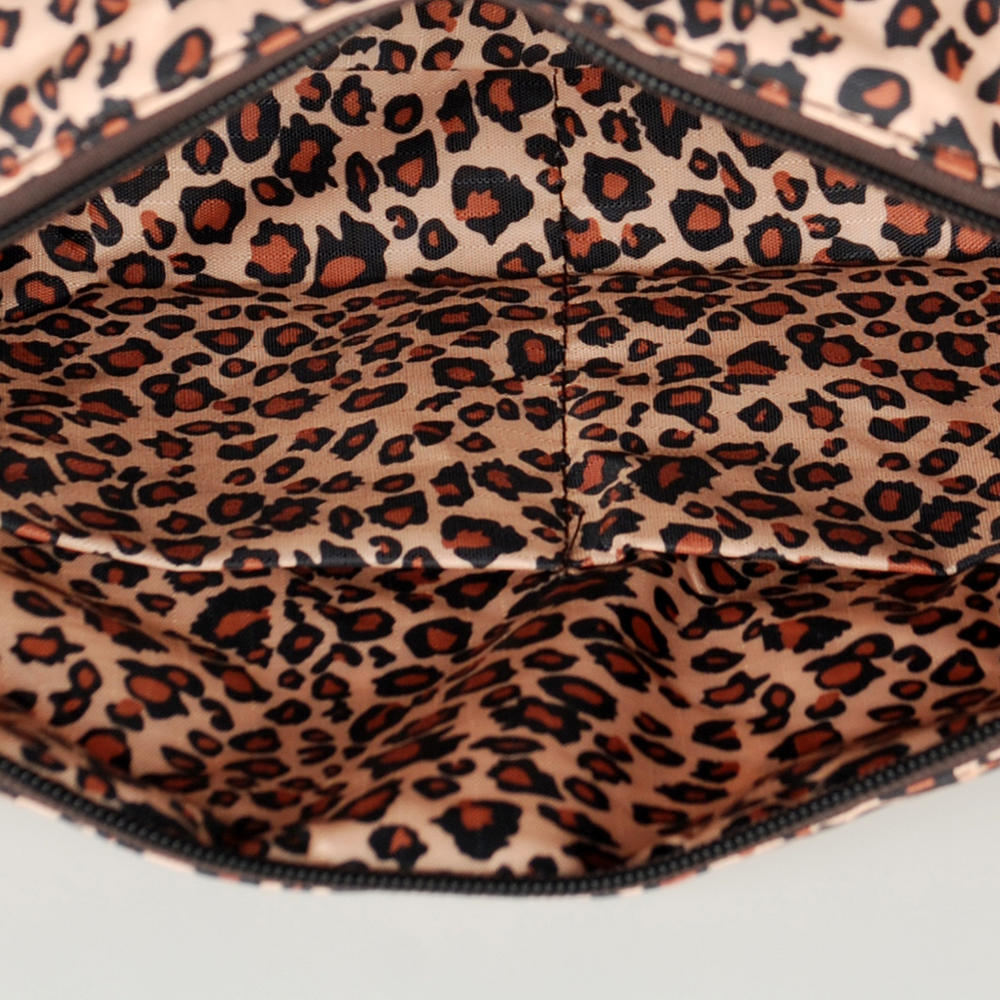 Blancho Bedding [Cassual Life] Coffee Leopard Handbag Shoulder Bag Satchel Bag Purse