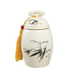 Porcelain Mouthwash Dispenser Panda Super Delicate White Bamboo Tree Porcelain Tea Dispenser