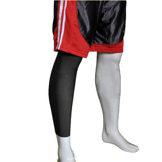Panda Superstore Black 18 5 Long Compression Basketball Leg Sleeve One Pic Size Large