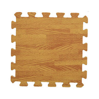 Panda Superstore Joint Mat Interlocking Foam Mats Eva Foam Floor Mats 9 Tiles Light Wood Grain