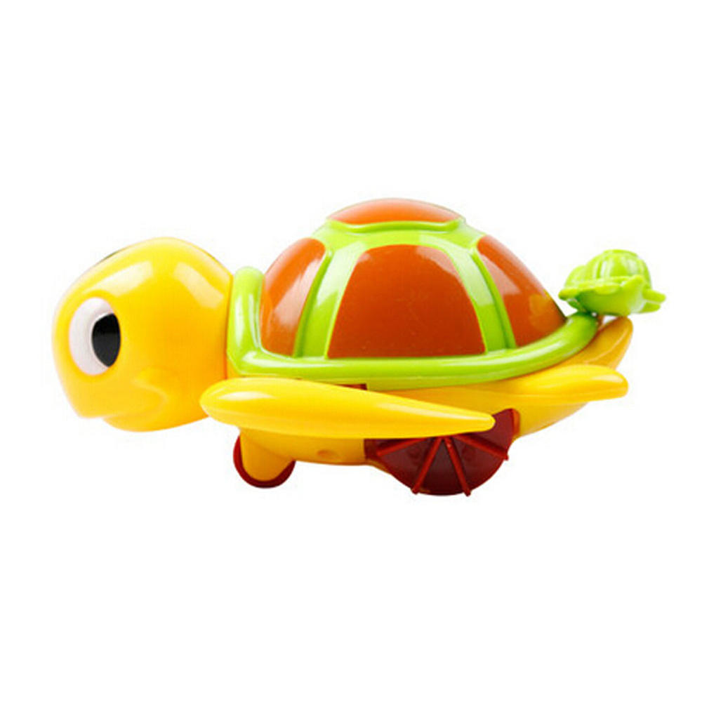 Panda Superstore Wind Up Swimming Turtle Bath Toy Float and Play Bubbles Bath Toy 13cm×9cm