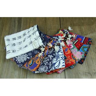 Panda Superstore Set Of 10 Chinese Style Wedding Cloth Bags