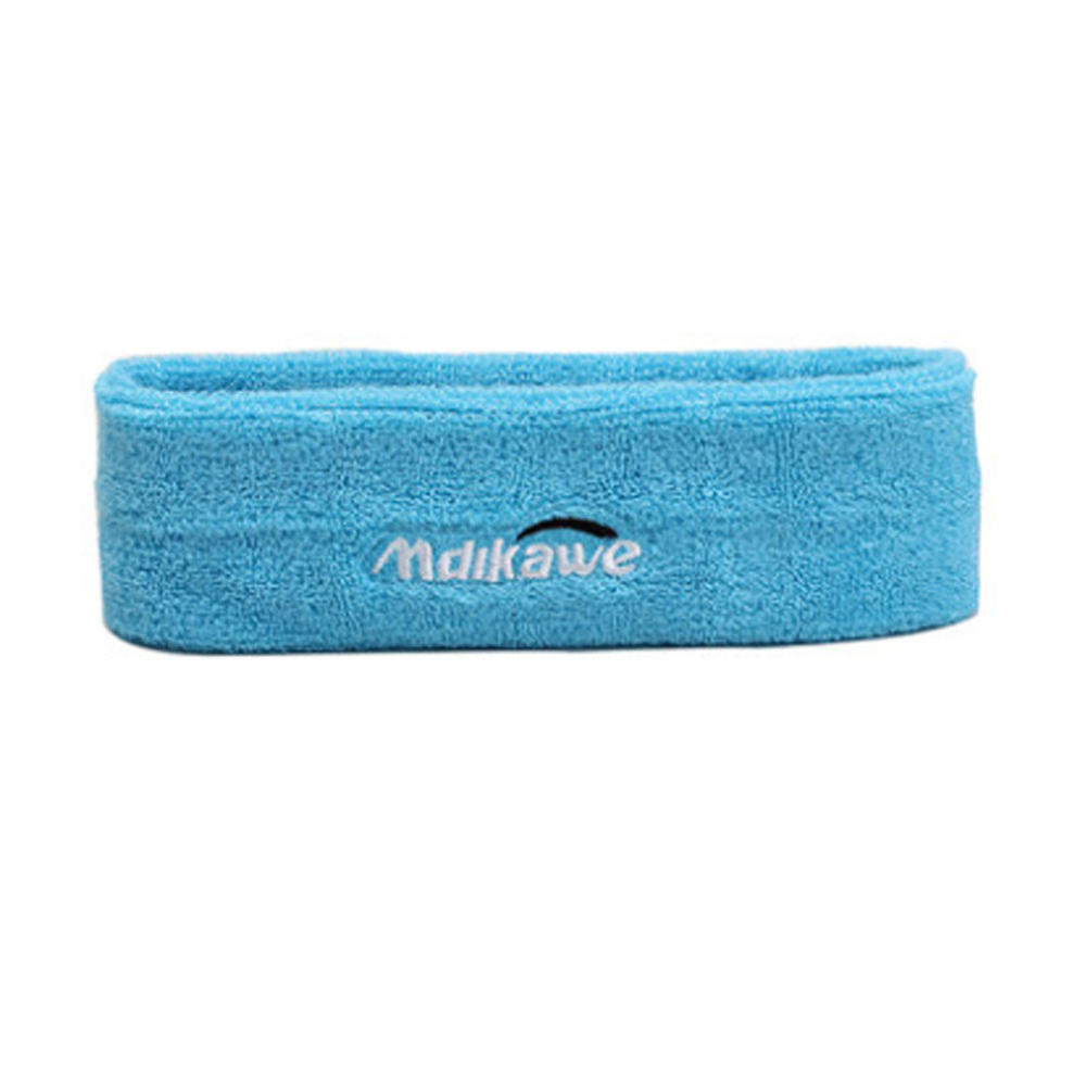 Blancho Bedding Breathable Head Bands Comfortable Headband Sky Blue Color Sport Sweat Bands