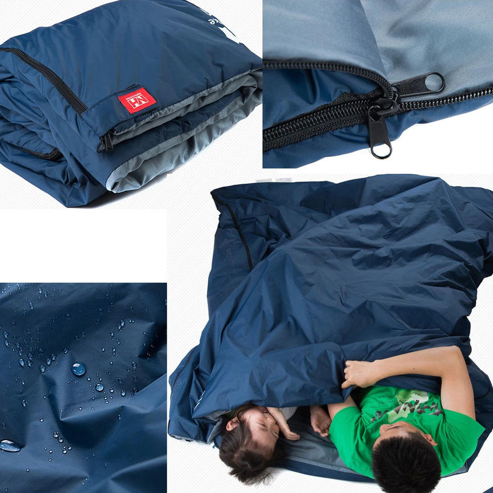 Kylin Express Lightweight Sleeping Bag for Camping + Inflatable Pillow & Carry Bag, Orange