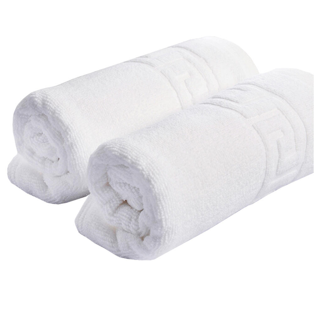 Kylin Express Simple Soft Bath Towel Set,Cotton Strong Water Absorption,Pure White