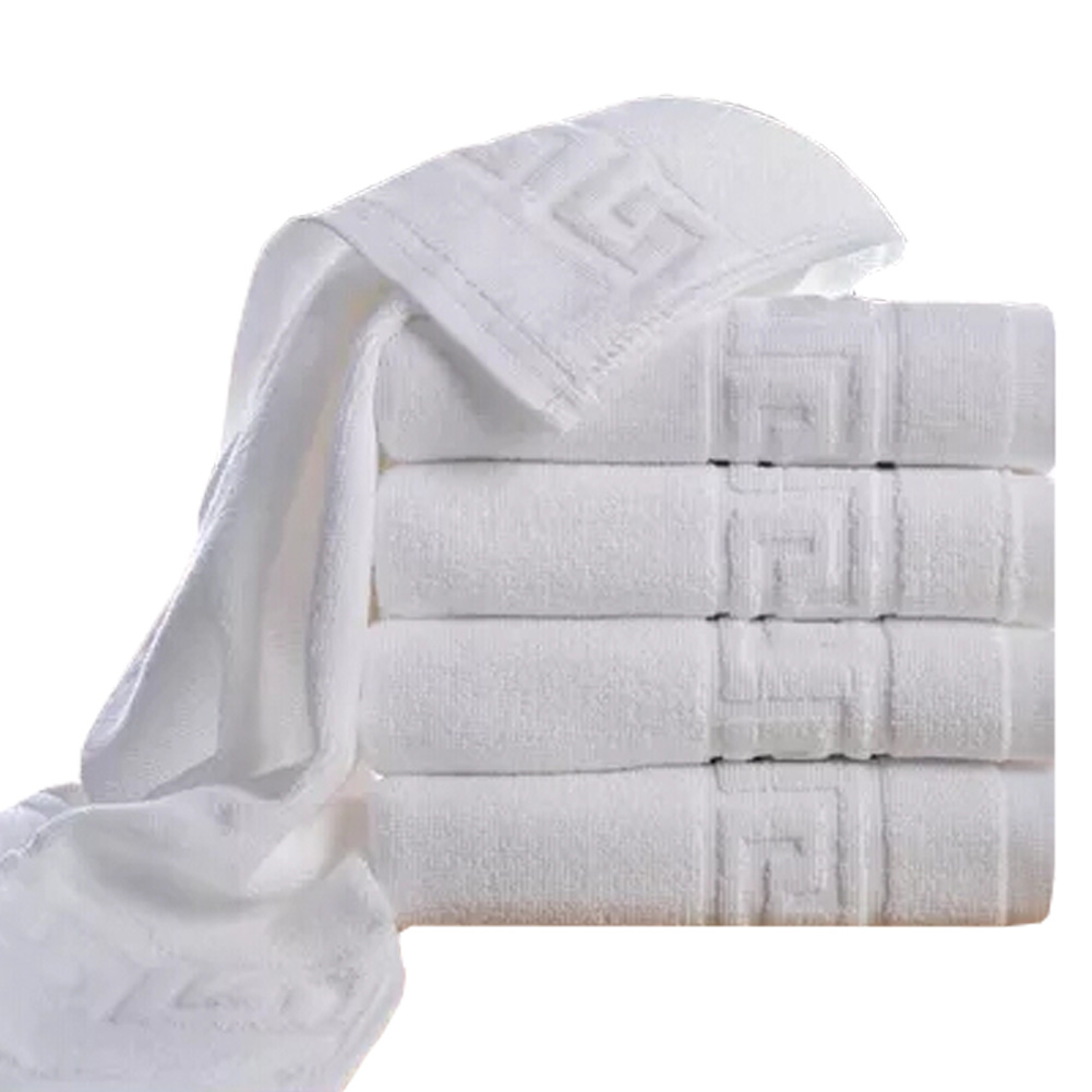 Kylin Express Simple Soft Bath Towel Set,Cotton Strong Water Absorption,Pure White