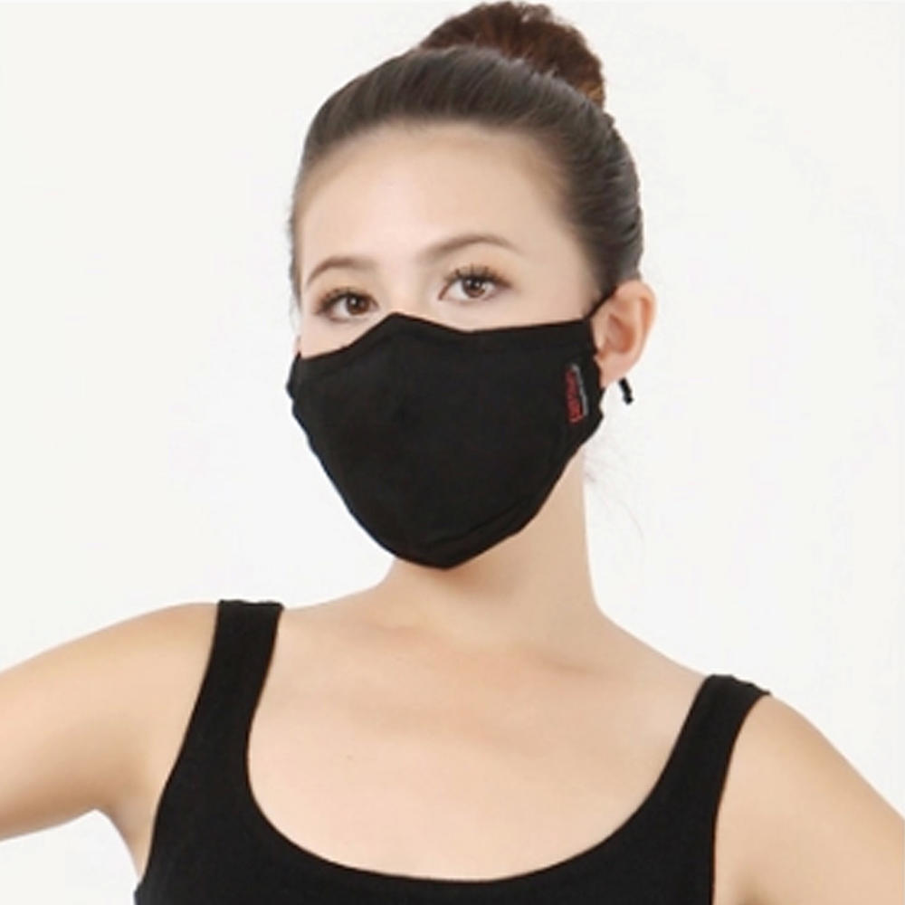 Kylin Express PM2.5 Anti-bacterial Fashionable Mouth Face Mask with Adjusters,Black