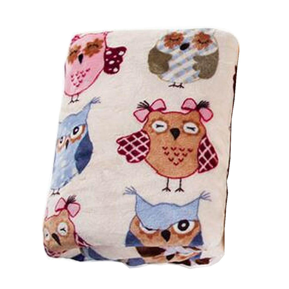 Blancho Bedding Super Soft Blanket for Baby Cute Blanket Cotton Blanket Owl