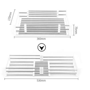 Blancho Bedding Sink Dish Drainer Rack Collapsible Over Sink