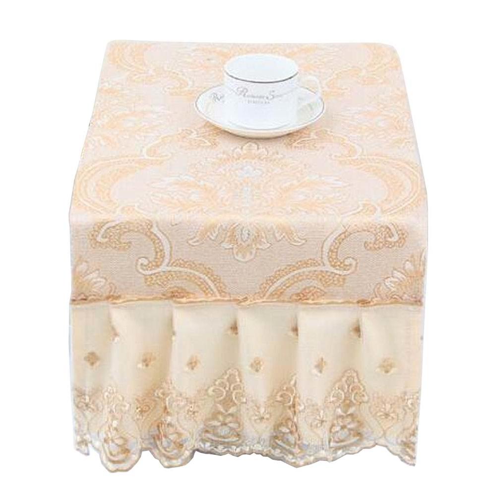 Blancho Bedding [Lace Beige] Beautiful Microwave Oven Dustproof Cover Dust Cover Cloths