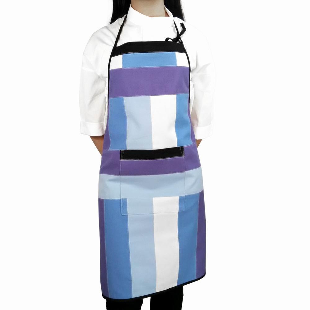 Blancho Bedding Canvas Handmade Household/Work Apron Patchwork Cooking Kitchen Apron with Pocket