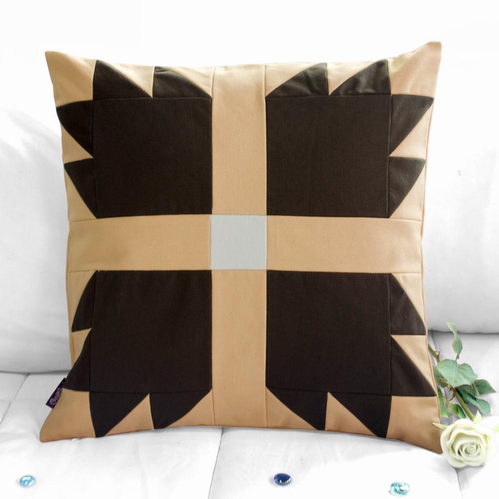 Blancho Bedding Exquisite Sofa/Bed Decorative Pillows Canvas Throw Pillows, Maple Leaf Pattern
