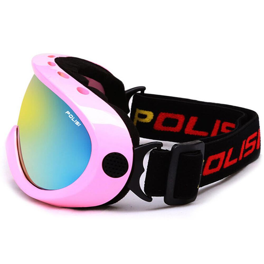 Blancho Bedding Adult And Children's Ski Goggles Sports Mountaineering Anti-fog Goggles Pink