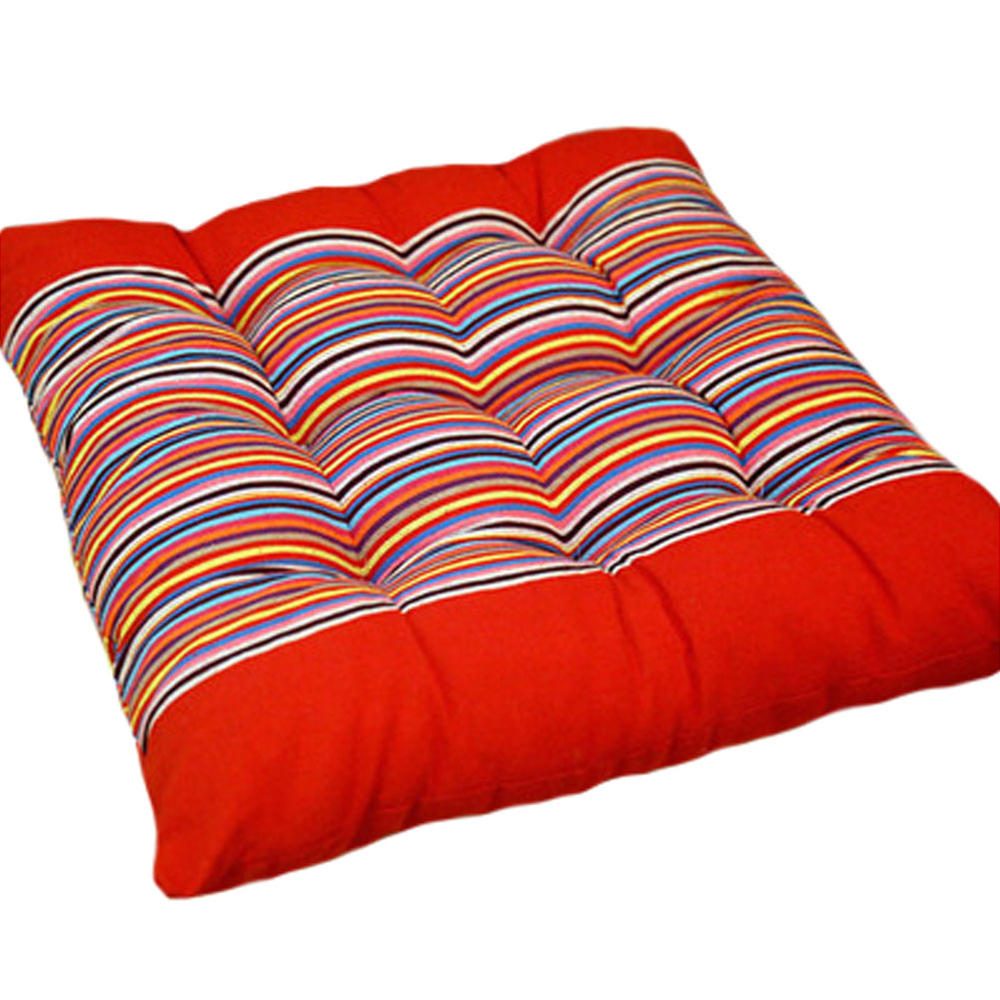 Kylin Express 16"x16" Soft Square Chair Cushion / Pad Seat Cushion Pillow Floor Cushion, Red