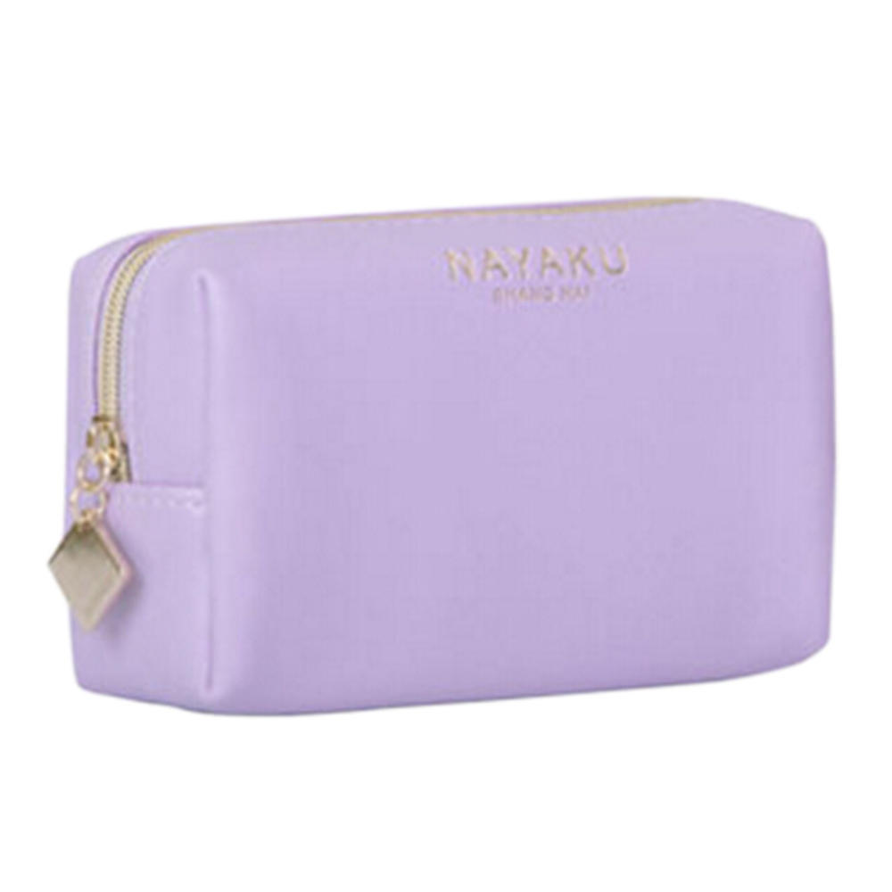 Kylin Express Korean Style Cosmetic Bag Waterproof Makeup Case Wash Bag Beauty Case Purple