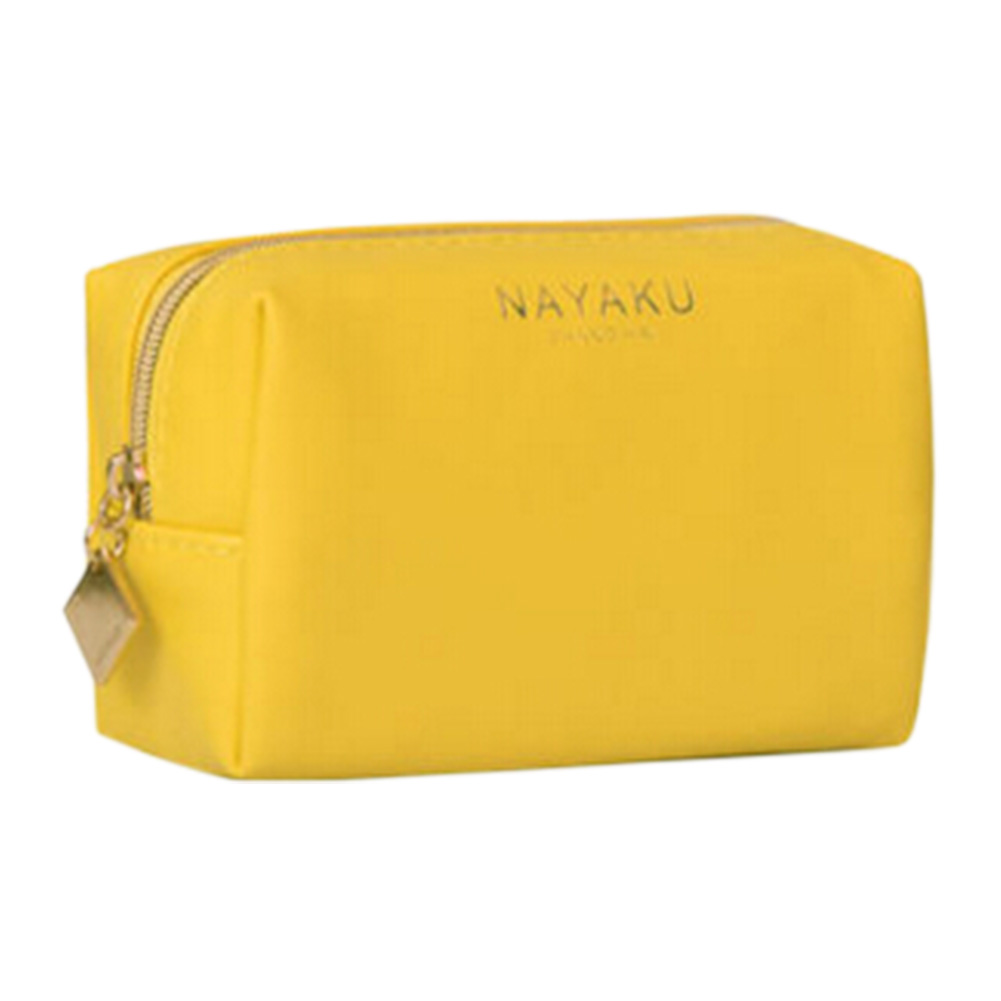Kylin Express Korean Style Cosmetic Bag Waterproof Makeup Case Wash Bag Beauty Case Yellow