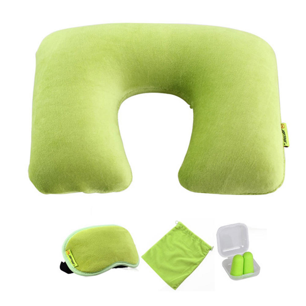 Kylin Express Comfortable Neck Pillow Travel Pillow With Sleep Mask And  Earplugs