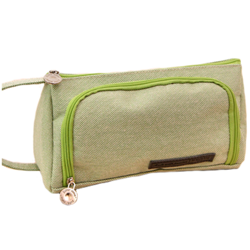 Kylin Express Multifunctional Pen Bag Pencil Case Stationery Pouch Cosmetic Bag, Green, A
