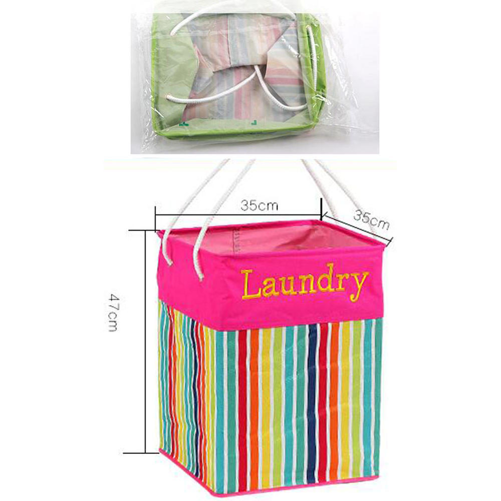 Kylin Express Clothes Basket Laundry Basket Clothing Storage Barrels Toy Organiger Green